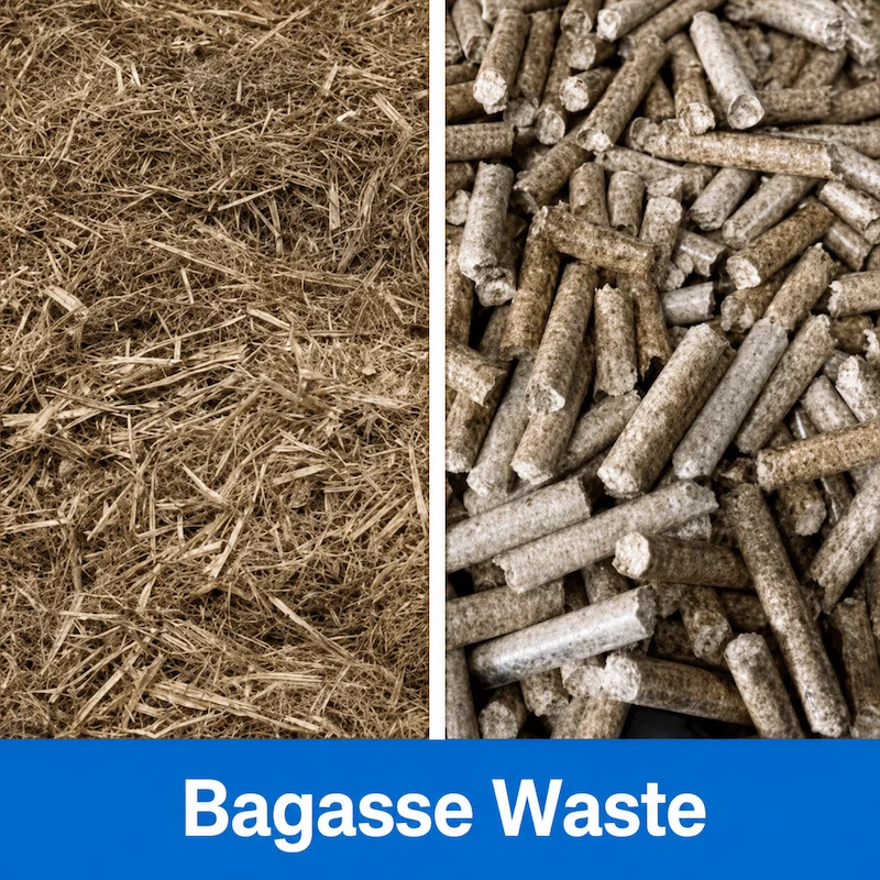 TCPEL Bagasse-Waste-Pellets