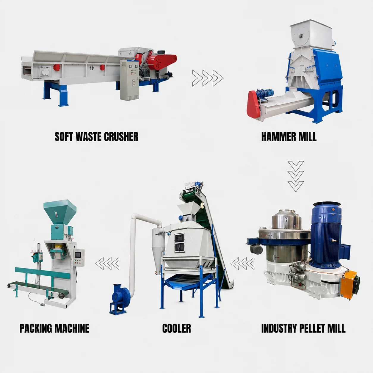 TCPEL Construction Waste Pellet Machine