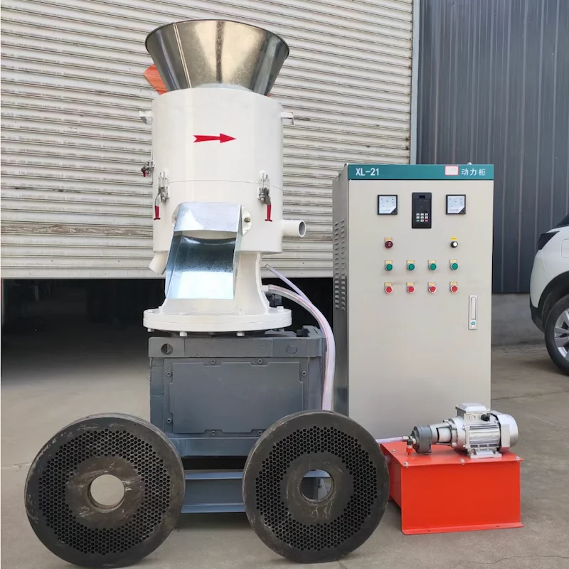 TCPEL flat-die-sunflower-husk-pellet-mill
