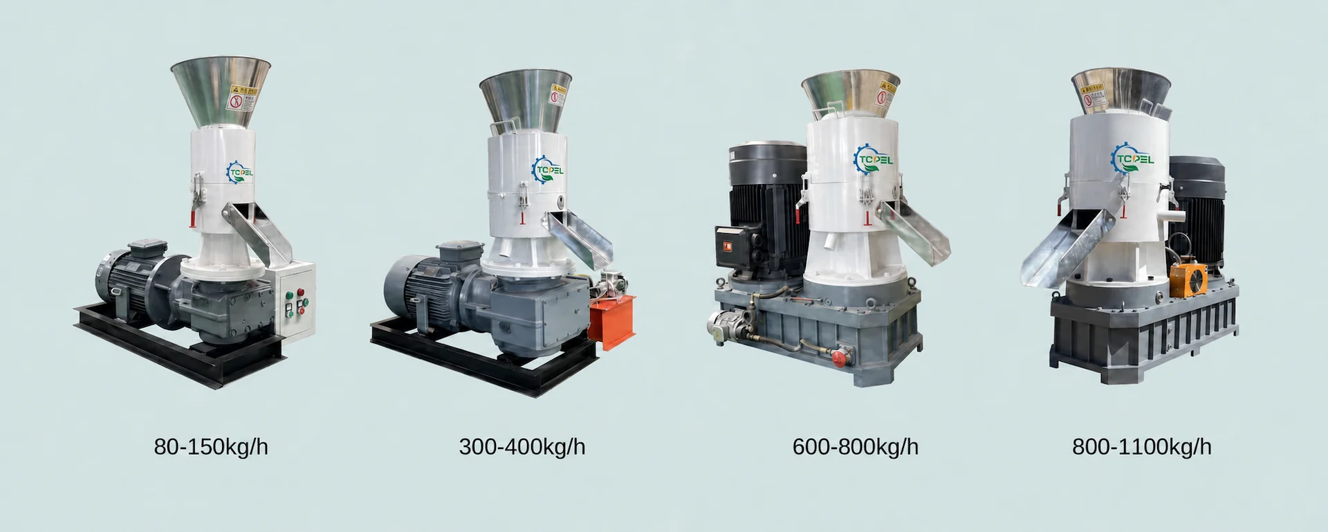 TCPEL flat-die-wood-pellet-machine