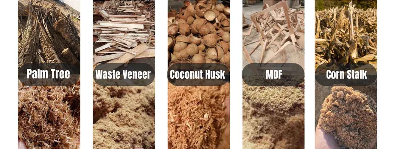 TCPEL Force Feeding Biomass Crusher