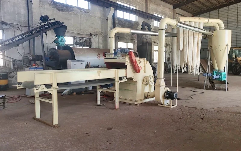 TCPEL Force Feeding Biomass Crusher