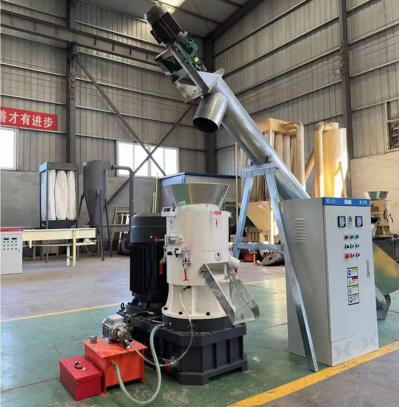 TCPEL small-flat-die-biogas-residue-pellet-machine
