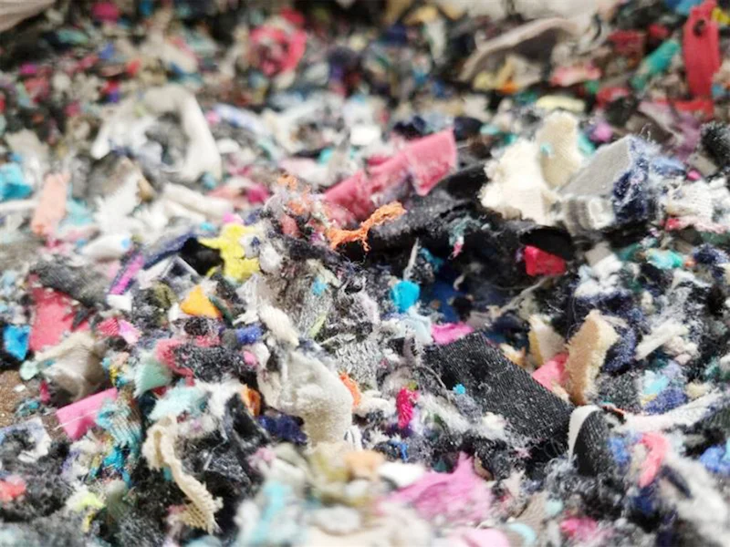 TCPEL waste-crushed-textile