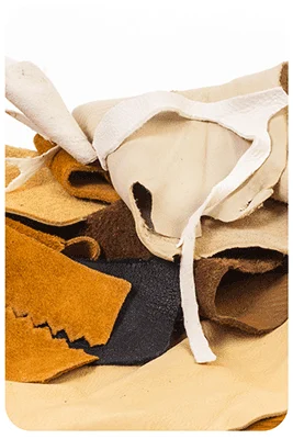 TCPEL waste-leather