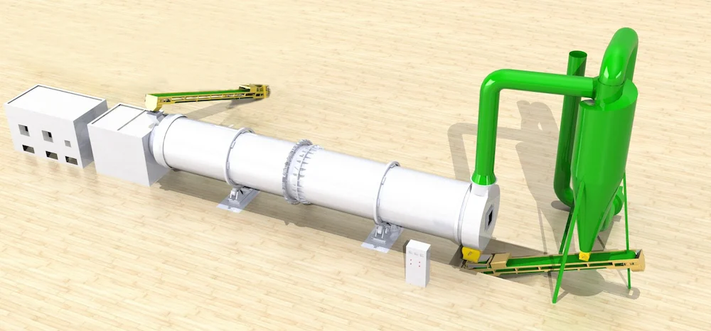 TCPEL Wood Sawdust Rotary Dryer