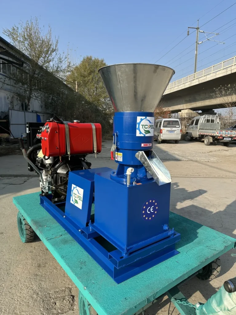 TCPEL diesel engine feed pellet machine for farms without stable electricity