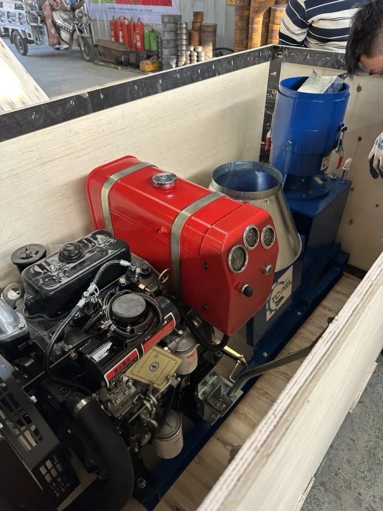 TCPEL diesel engine feed pellet machine for farms without stable electricity