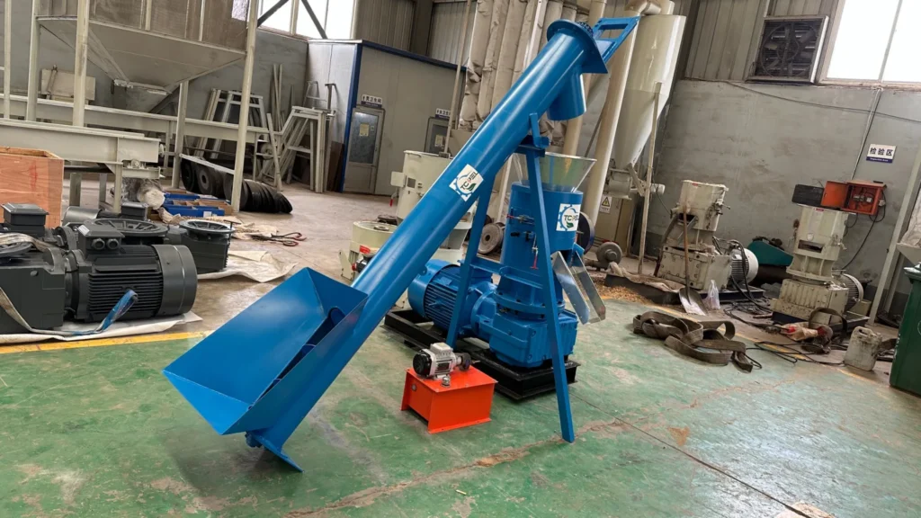 TCPEL flat die wood pellet machine for small wood pellet production