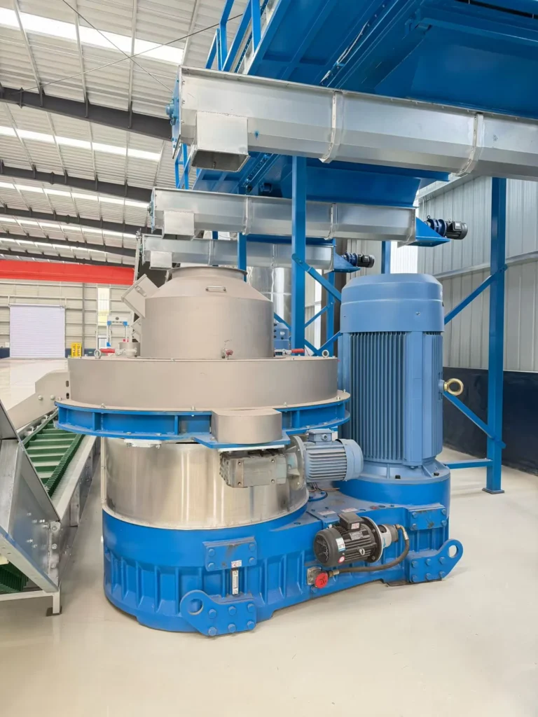 TCPEL vertical ring die wood pellet machine for biomass pellet production