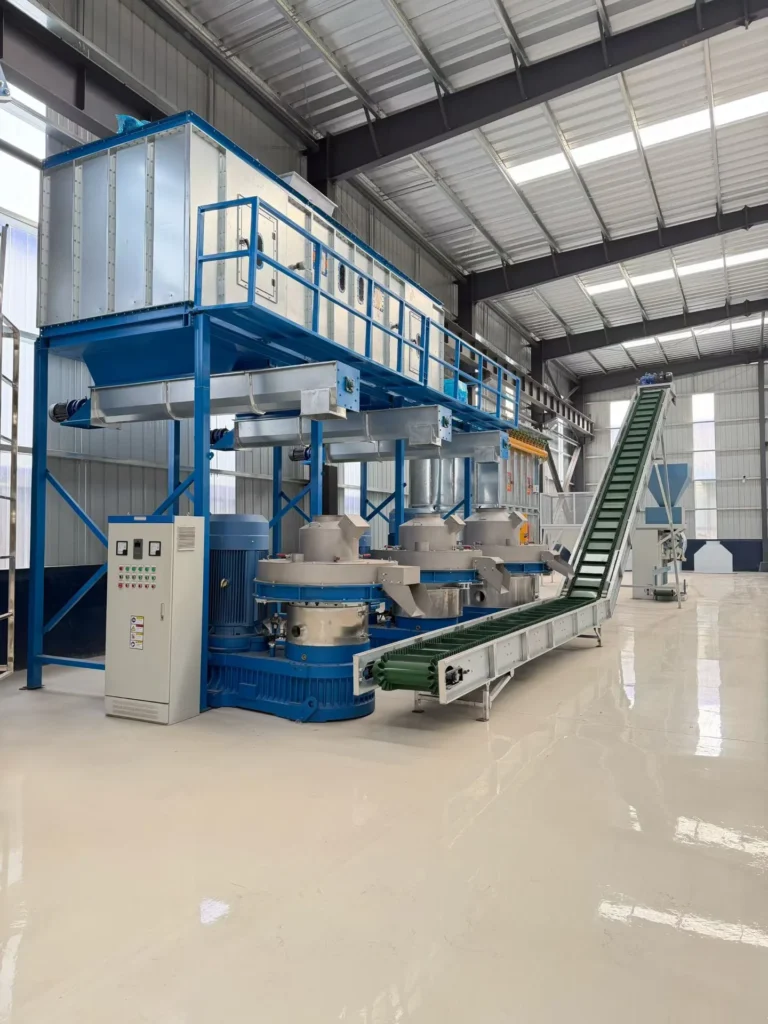 TCPEL vertical ring die wood pellet machine for biomass pellet production