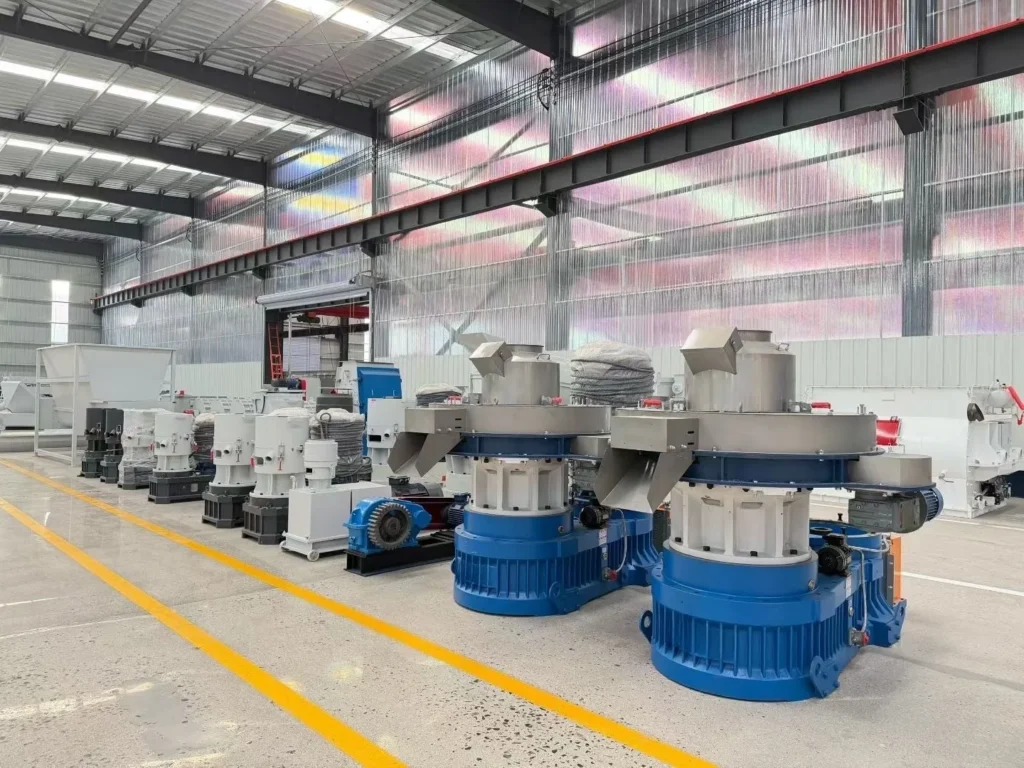 TCPEL vertical ring die wood pellet machine for biomass pellet production